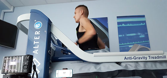 Trening na bieżni anty-grawitacyjnej - wyniki eksperymentu