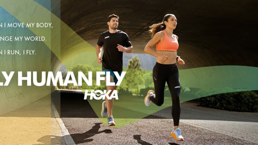 Hoka fly human fly