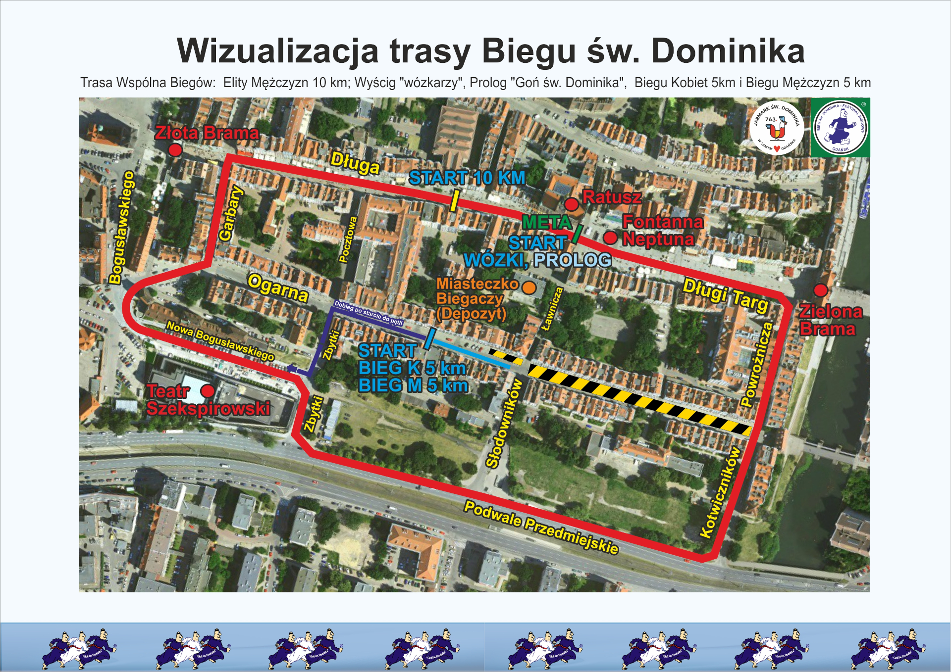 Dzisiaj Mistrzostwa Polski na 10 km podczas Biegu św. Dominika w Gdańsku