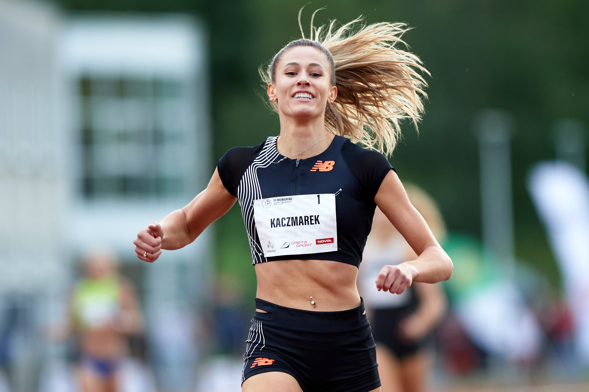 Natalia Kaczmarek just before her first start in Paris