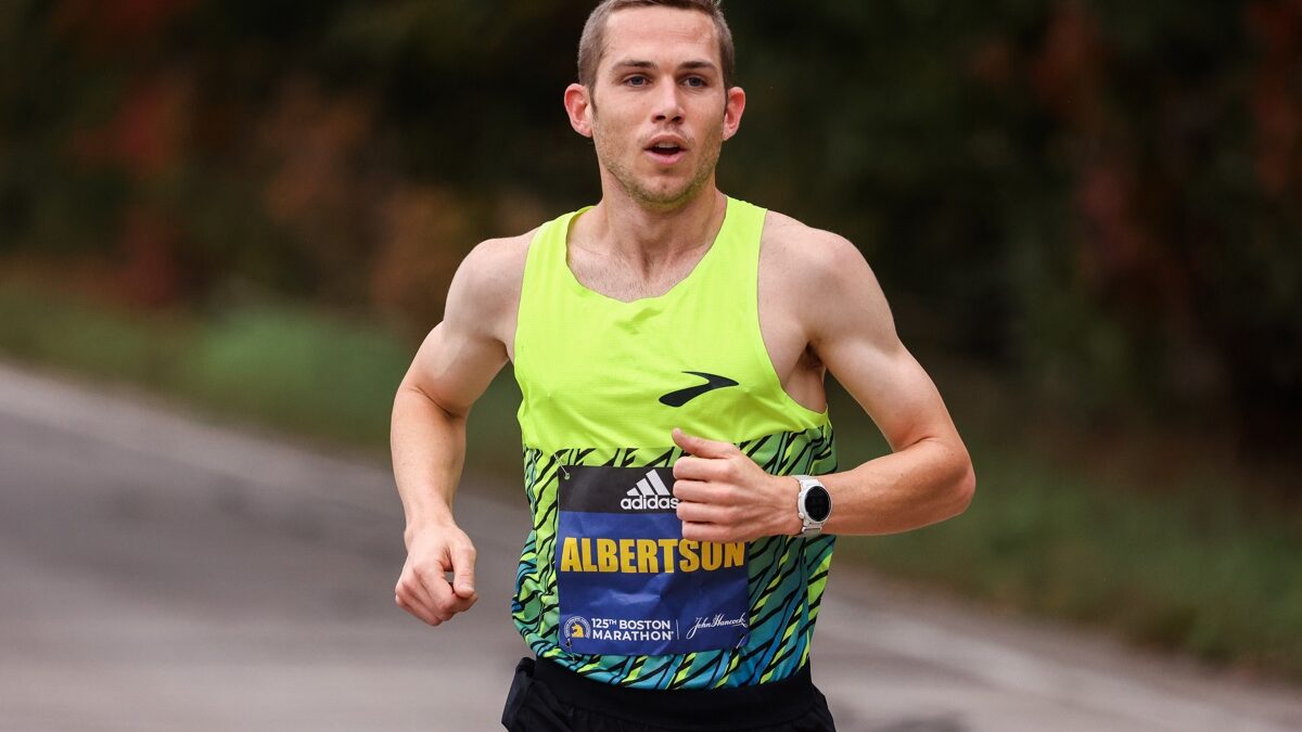 CJ Albertson 2021 Boston Marathon 8 2