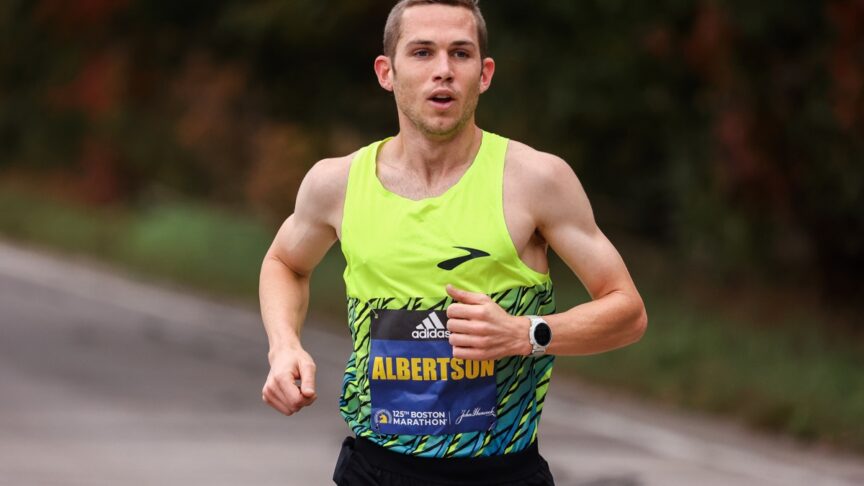 CJ Albertson 2021 Boston Marathon 8 2