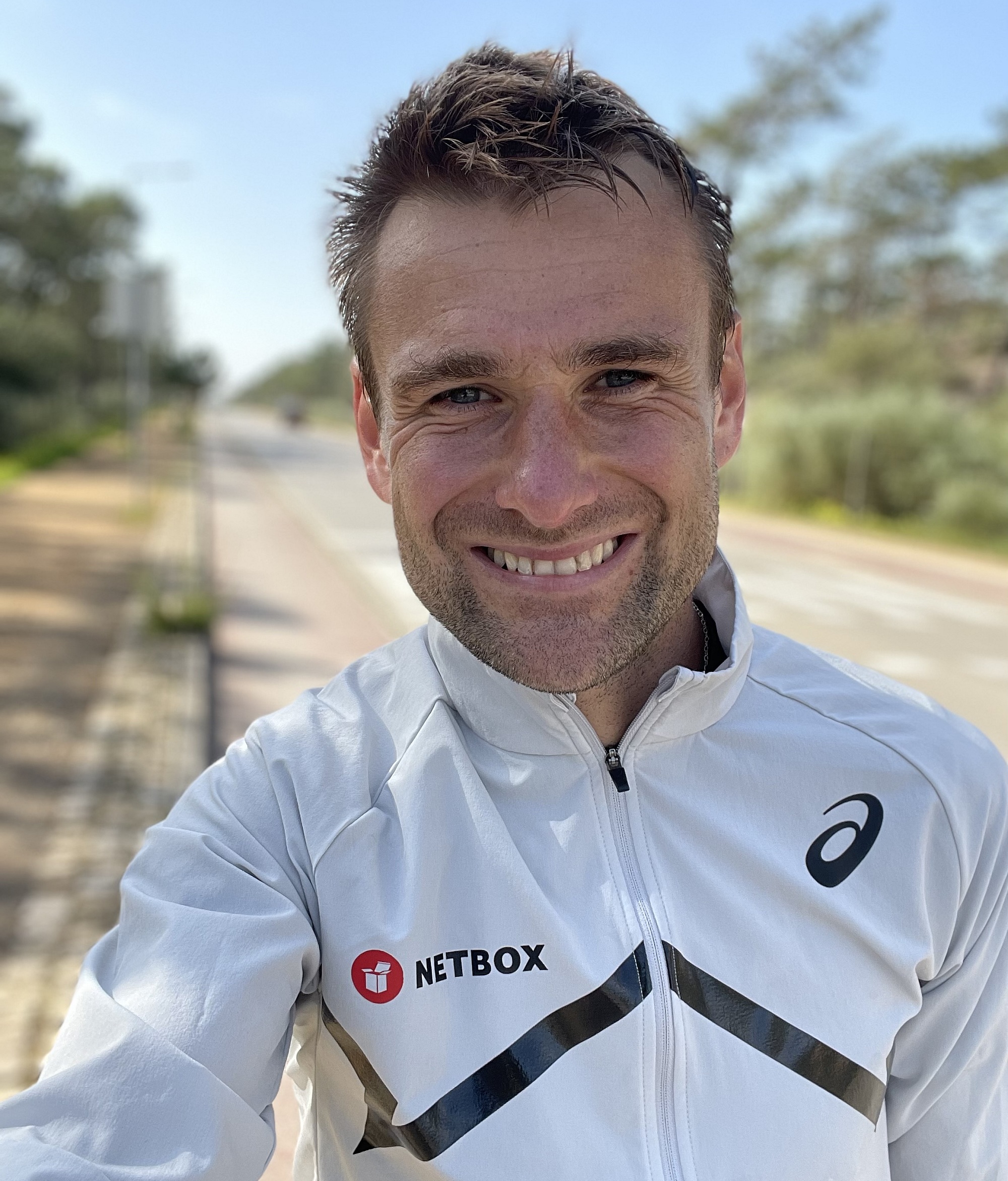 Adam Nowicki i Zbigniew Murawski przed maratonem w Sewilli