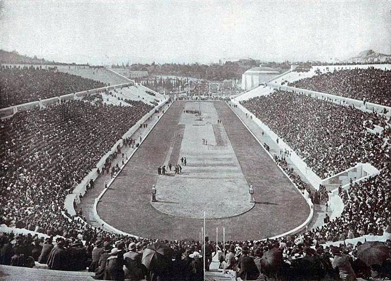 800px Le stade panathenaique dAthenes en 1896