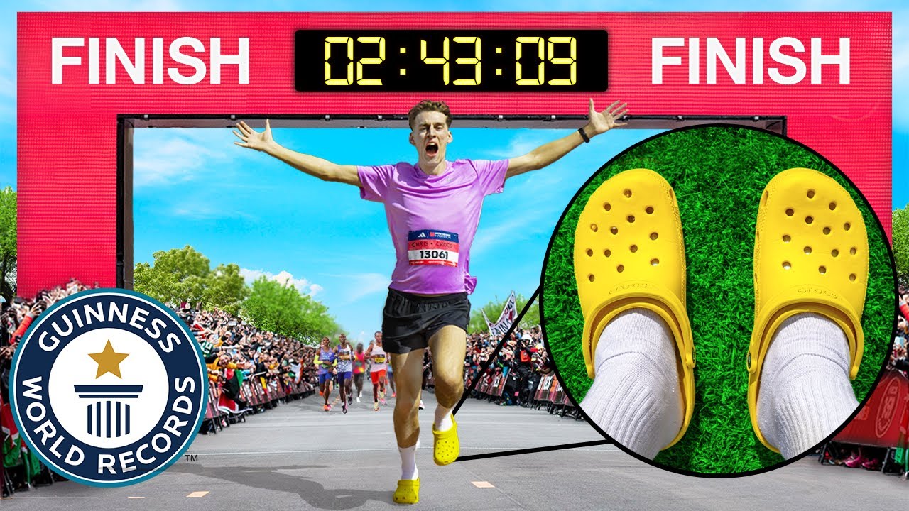 Szaleństwo na 42 km! Brytyjczyk pobił rekord świata w maratonie… w Crocsach!