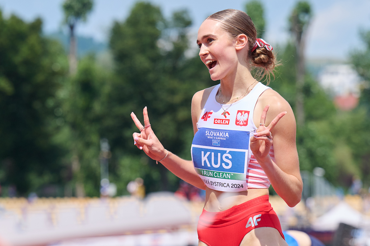 Srebro przed osiemnastką. Anastazja Kuś o marzeniach, medalach i sztafetowym debiucie