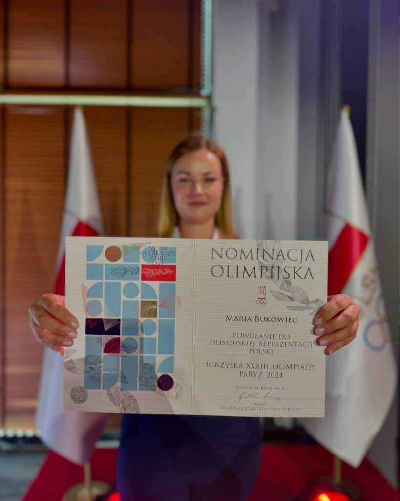 Maria Bukowiec z nominacja olimpijska