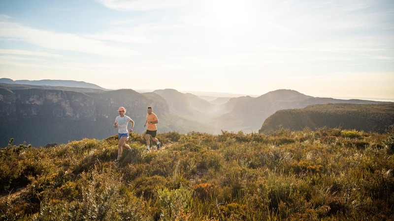 241119 UTAMiler course takes runners along tracks like Lockleys Pylon not used before at Ultra Trail Australia by UTMB Photo Tim Bardsley Smith