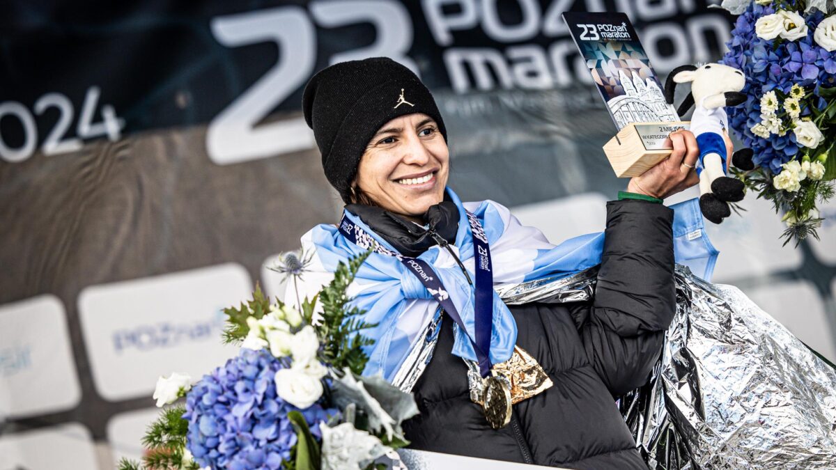 Daiana Ocampo Zwyciezczyni 23. Poznan Maratonu fot. K. Berda