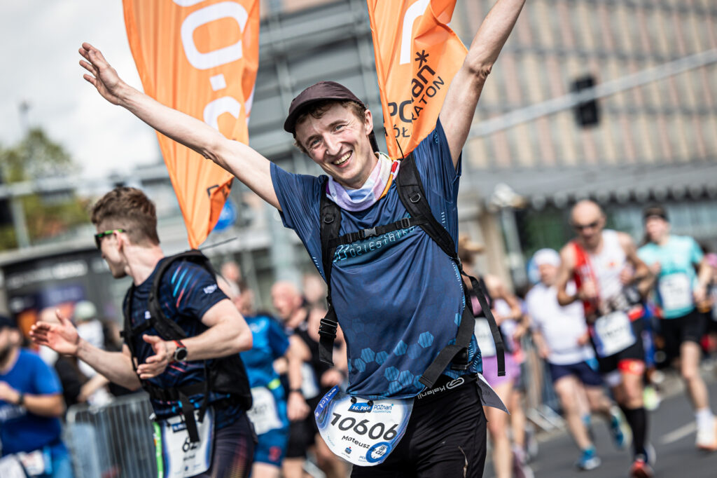 Usmiechniety pacemaker na trasie 16. PKO Poznan Polmaratonu