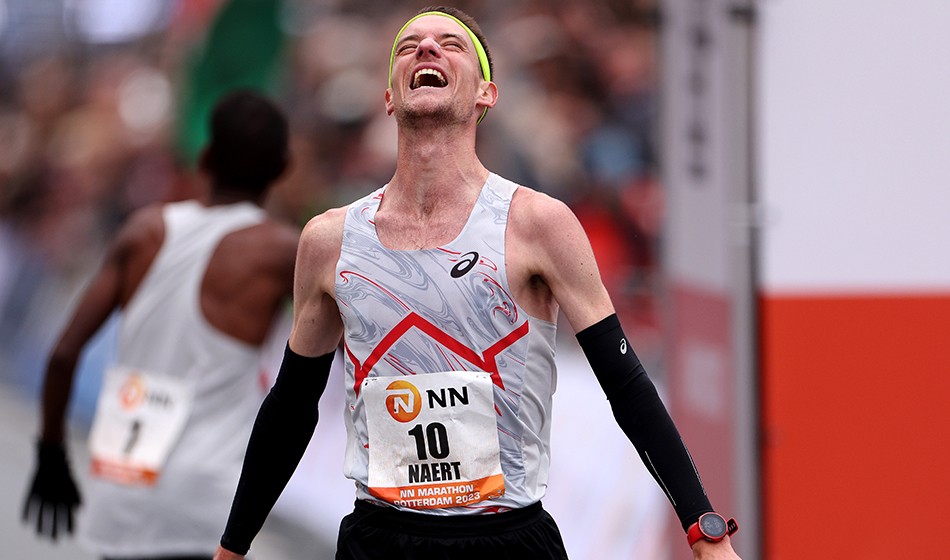 Koen Naert at Rotterdam Marathon