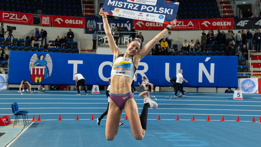 Anna Matuszewicz Stypendystka Fundacji Wybiegaj w Przyszlosc na 69.PLZA Halowych Mistrzostwach Polski fot. PLZA Tomasz Kasjaniuk