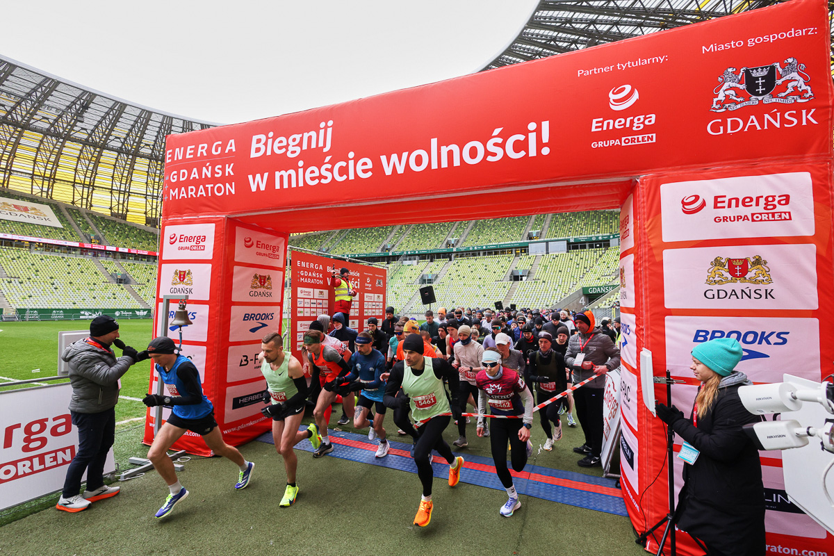 Rekordowa frekwencja na 7. Energa Gdańsk Maratonie mimo niesprzyjającej pogody