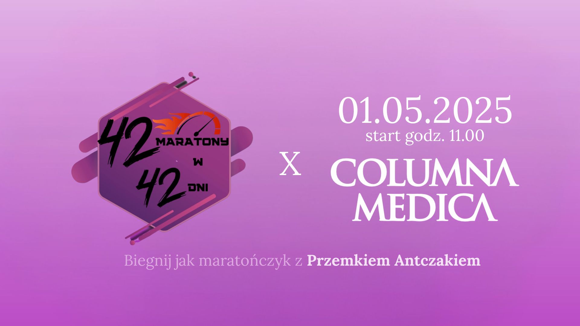 42 maratony w 42 dni – Przemek Antczak planuje pomóc Milence Malinowskiej