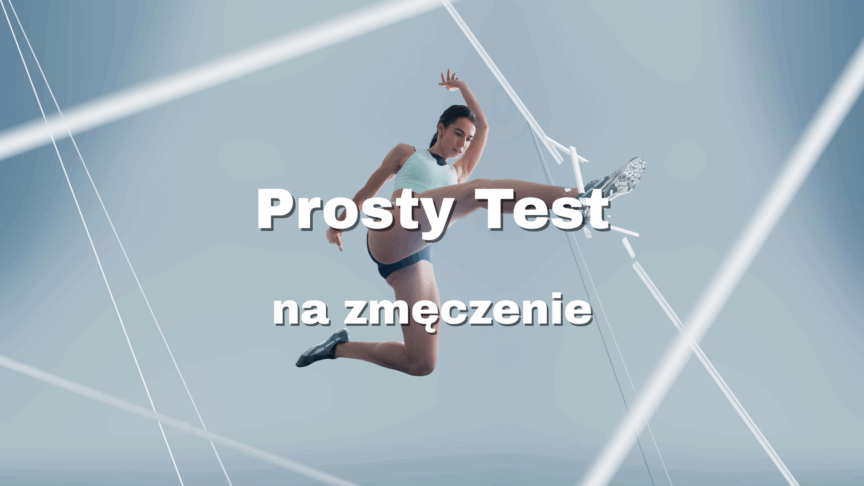 Prosty Test kobieta skok skacze biegaczka zmęczenie