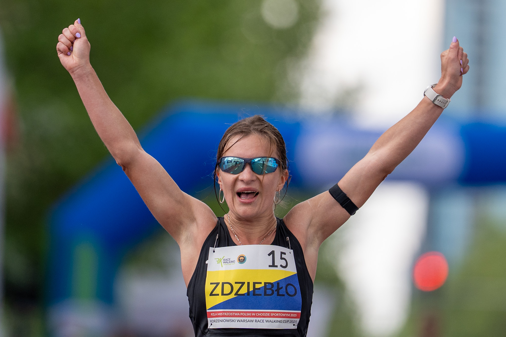 Maher Ben Hlima i Katarzyna Ździebło wygrywają mistrzostwa Polski w chodzie na 20km