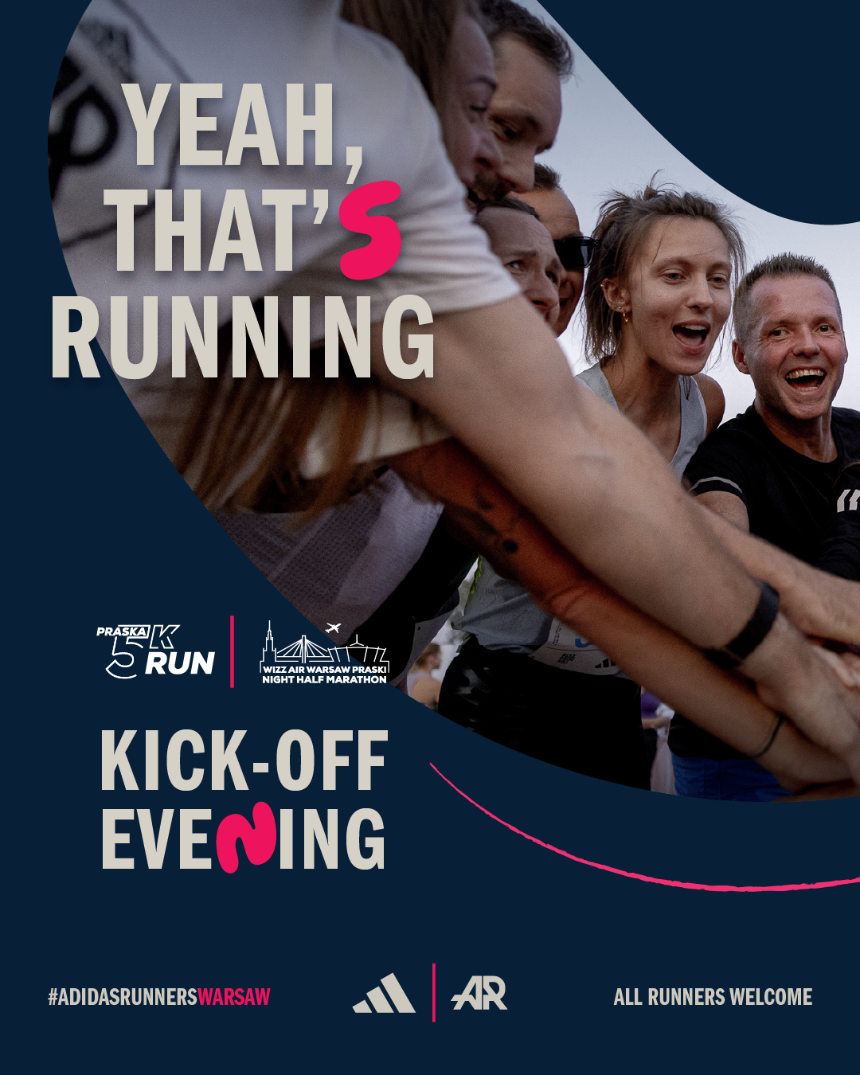 Dołącz do społeczności adidas Runners Warsaw i przygotuj formę na zbliżające się biegi!