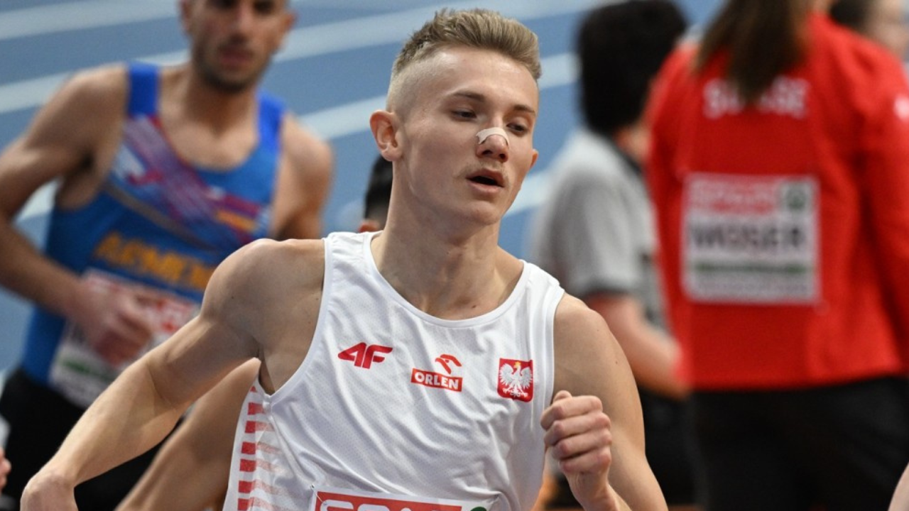 Filip Rak pokazuje się ze świetnej strony na 1500 m! 14 punktów dla Polski w Madrycie
