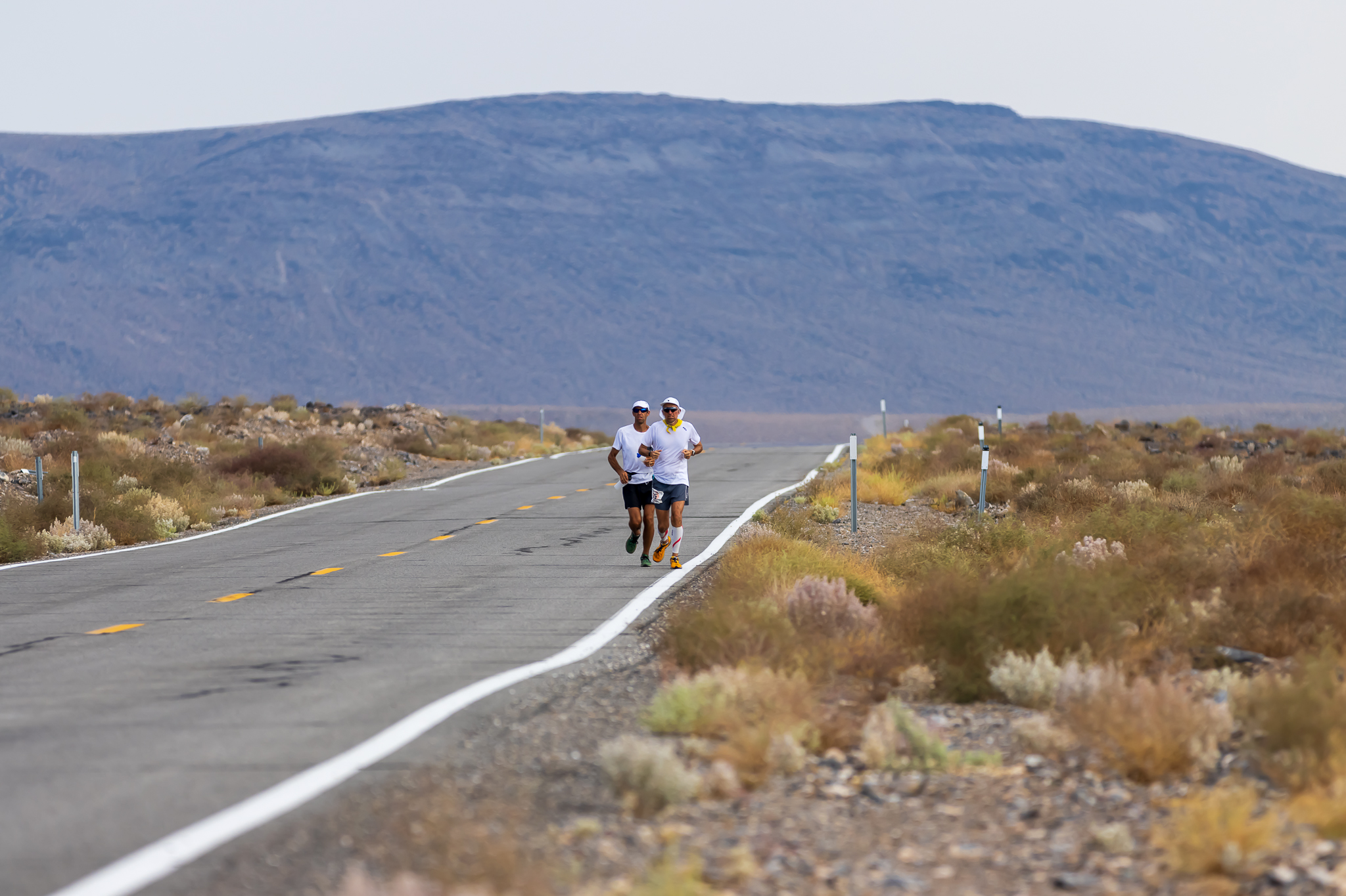 Edyta Lewandowska na trasie Badwater 135 w Dolinie Śmierci