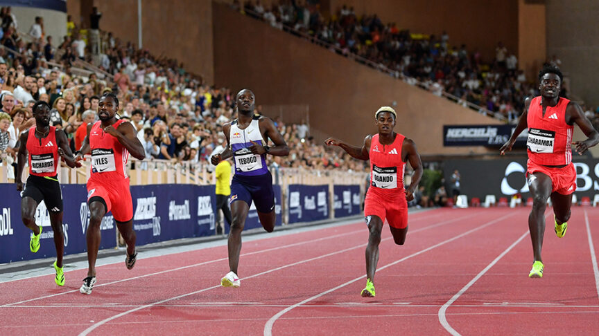 Noah Lyles triumfuje nad Letsile Tebogo w emocjonującym biegu na 200 m podczas Diamentowej Ligi w Monako 9 IMG 9196