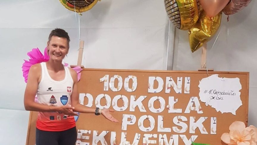 Karolina Napiórkowska biegnie dookoła Polski, by pomóc ofiarom powodzi 1 fot. klodzko24.eu
