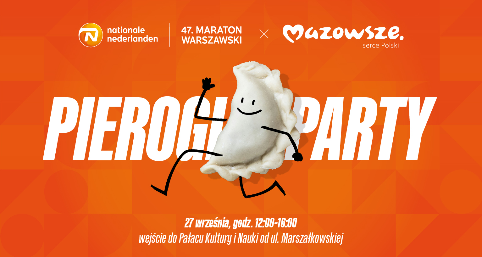 Pierogi Party przed. 47. Nationale-Nederlanden Maratonem Warszawskim