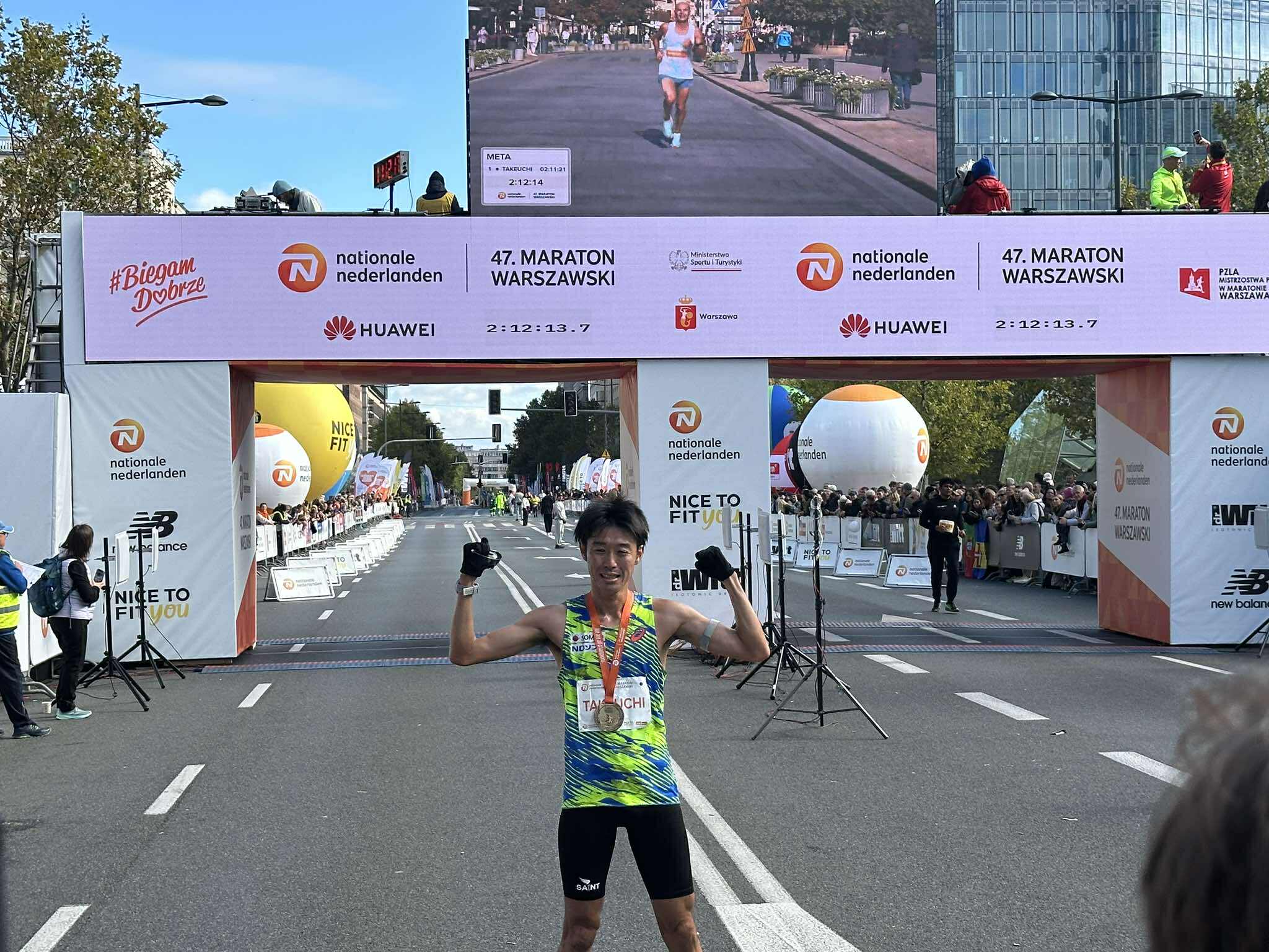 Takeuchi i Schaub wygrywają w 47. Nationale Nederlanden Maratonie Warszawskim