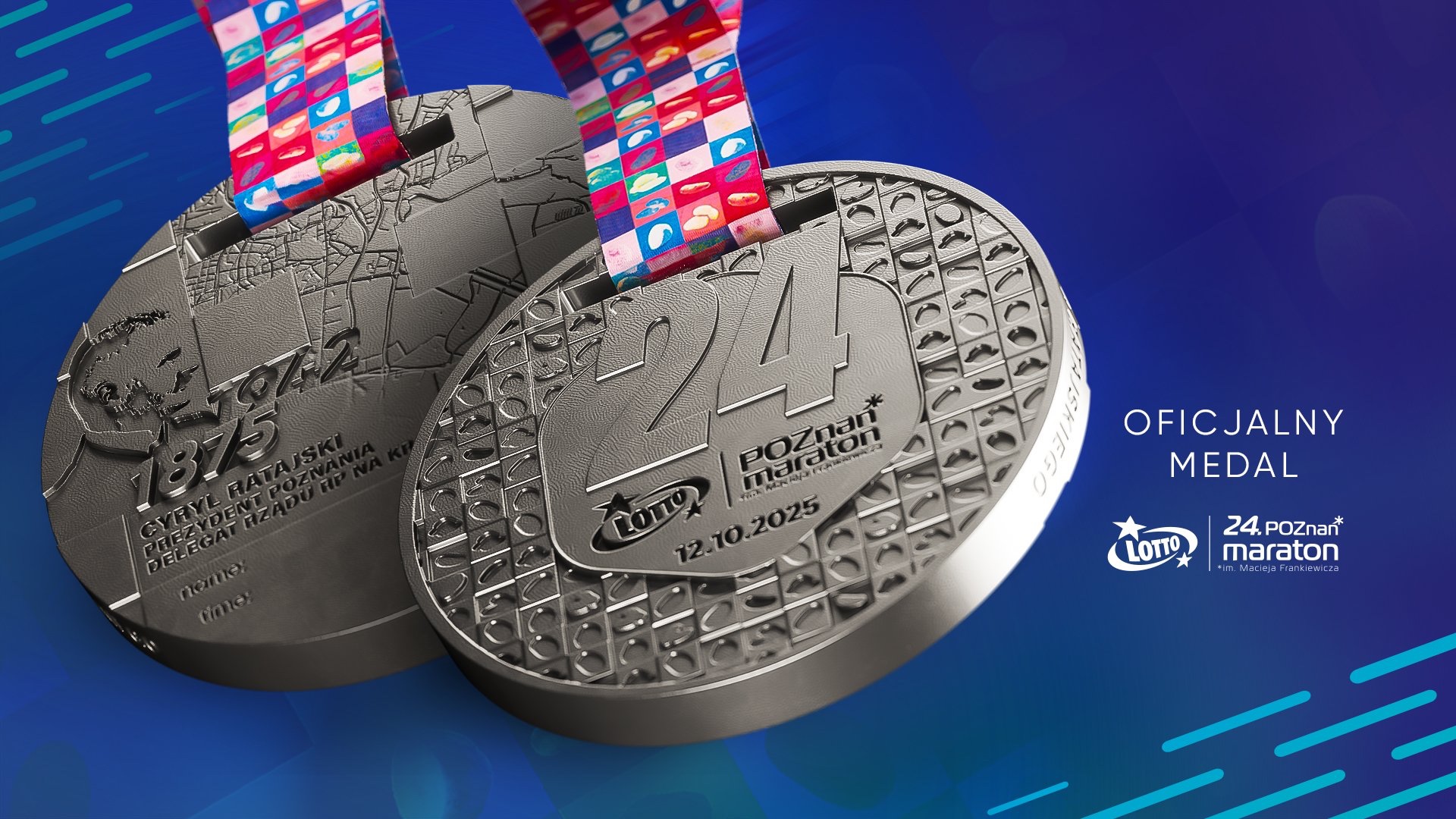 Przedstawiamy medal LOTTO 24. Poznań Maratonu