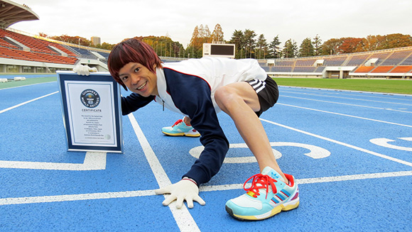 japan fastest 100m running on all fours main 19382