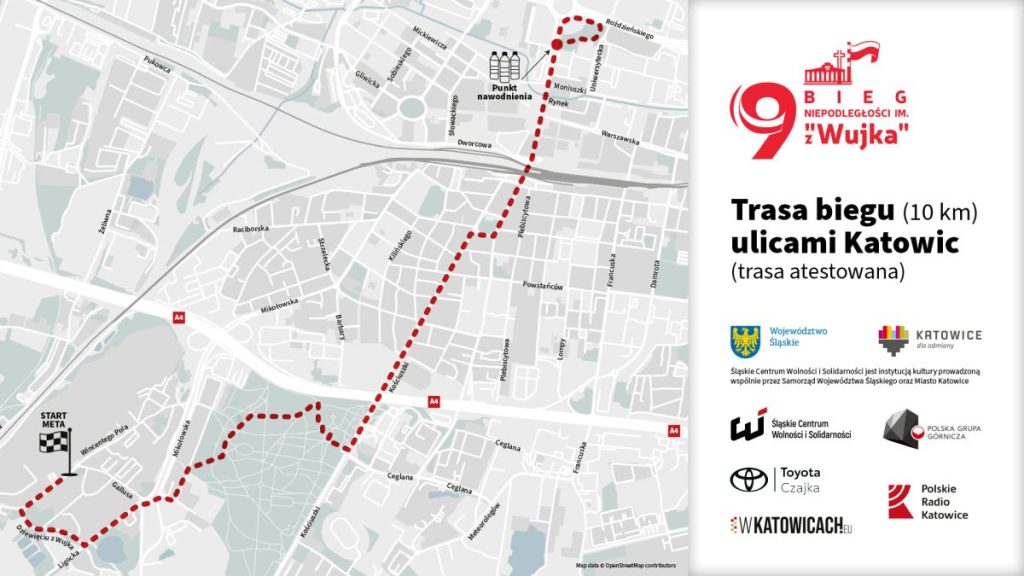 bieg niepodleglosci 2025 mapa