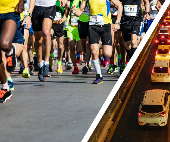 Maratończycy znów zablokowali miasto! Dlaczego biegi uliczne organizowane są w centrum? 6 maraton korek