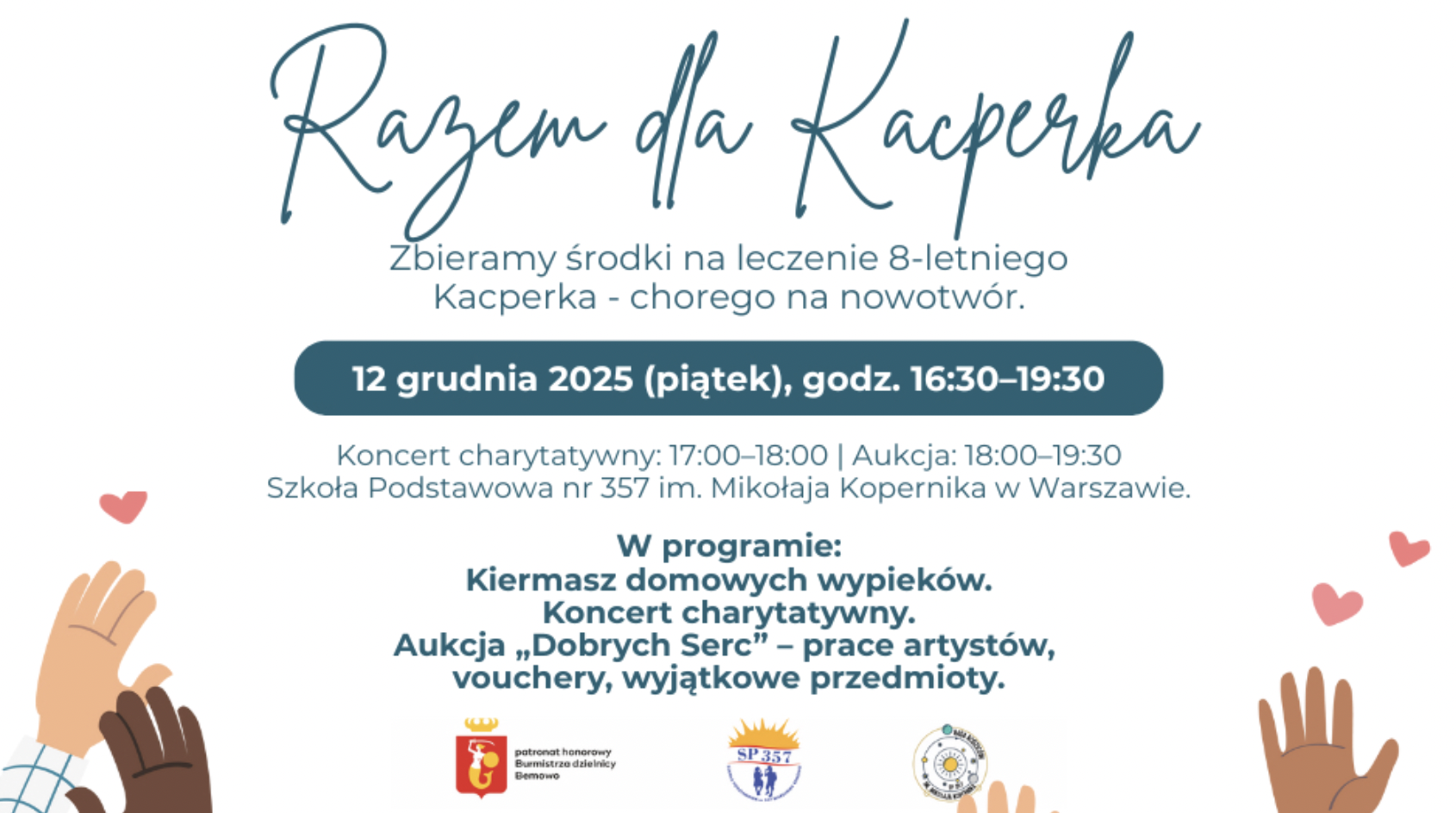 Akcja charytatywna w warszawskiej szkole