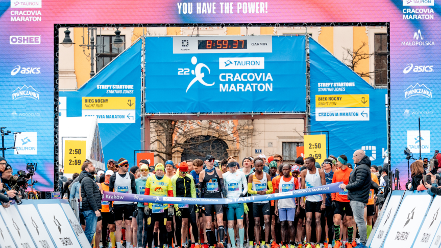 Kraków TAURON Cracovia Marathon OSHEE Bieg Nocny na 10 km