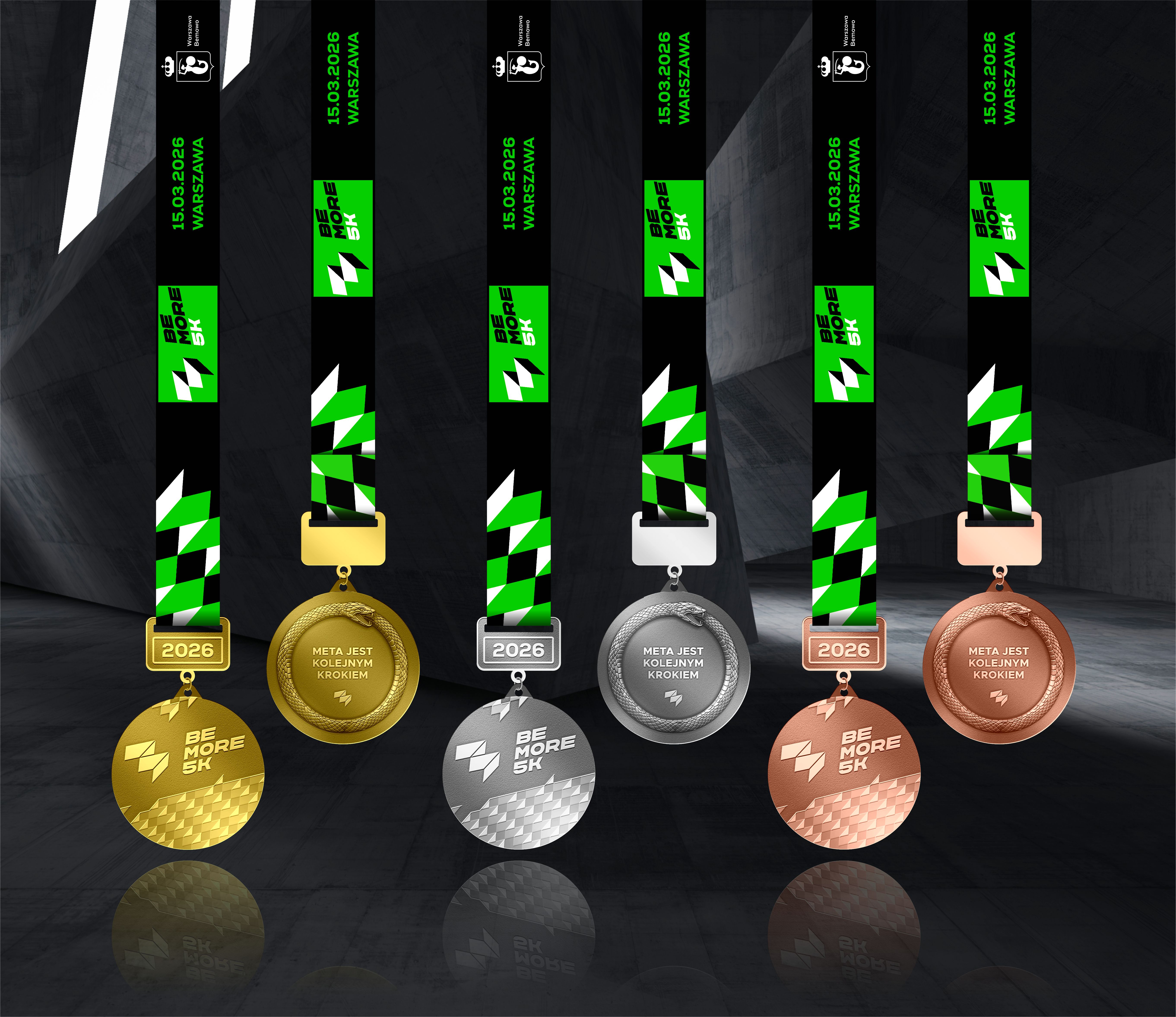 Zaprezentowano medal drugiej edycji BeMore5K – biegacze otrzymają nagrodę z przesłaniem