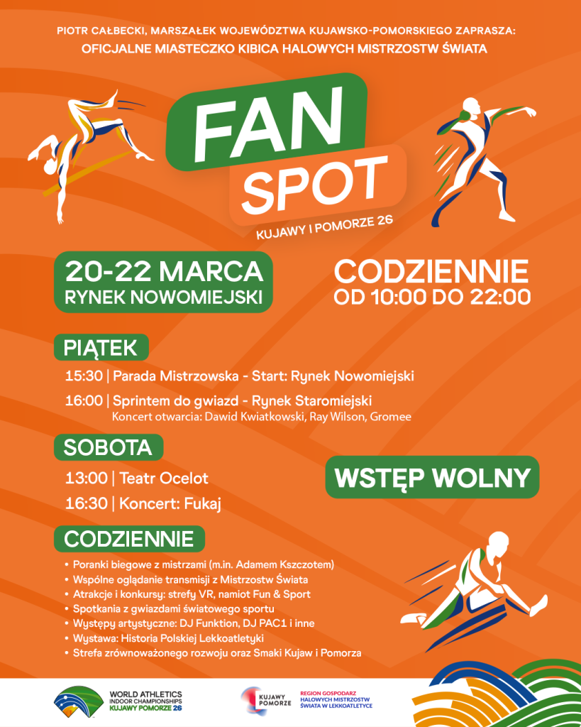 Ray Wilson i Dawid Kwiatkowski otworzą HMŚ 2026. Wielka strefa kibica powstaje w Toruniu! 5 1080 x 1350