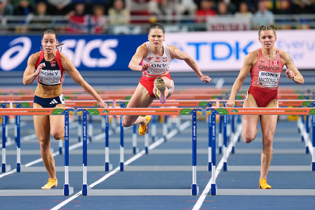 Pia Skrzyszowska w półfinale, kobiety na 4×400 m w finale, mężczyźni poza nim w sesji porannej 3. dnia HMŚ w Toruniu