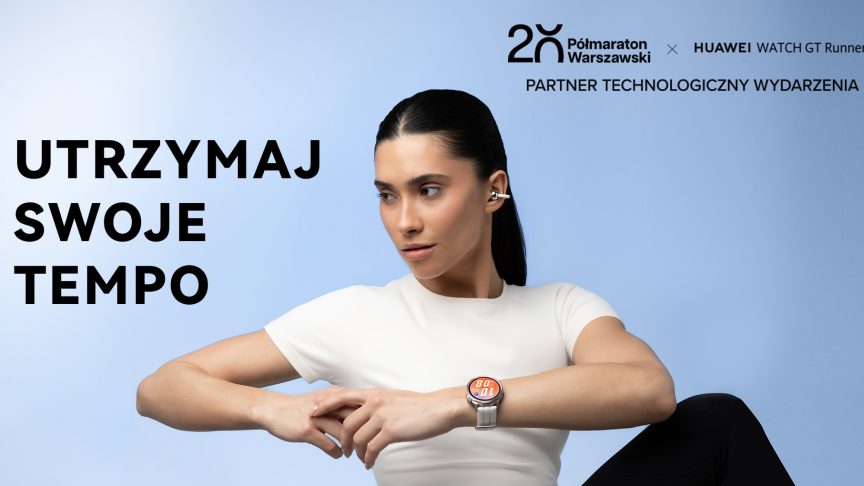Huawei rozgrzewa Warszawę: wspólny rozruch i strefy kibicowskie podczas 20. Półmaratonu Warszawskiego 2 Huawei 20. Polmaraton Warszawski
