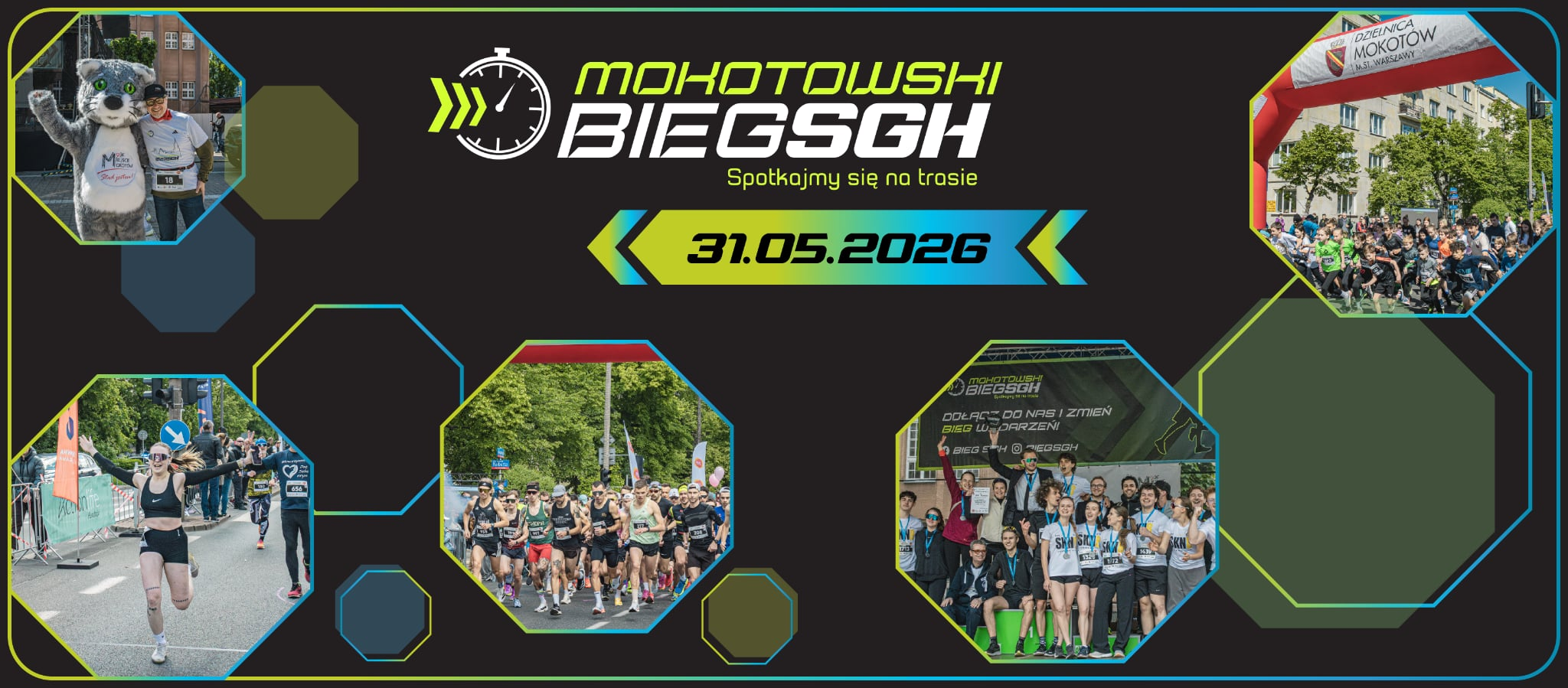 Rejestracja otwarta! Zapisz się na 13. Mokotowski Bieg SGH