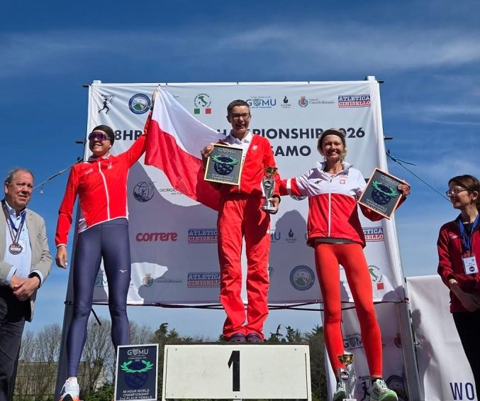 Patrycja Bereznowska i Bartosz Fudali Mistrzami Świata w biegu 48h! Wszystkie trzy medale dla Polek! 6 image0 18 1 e1774799431190