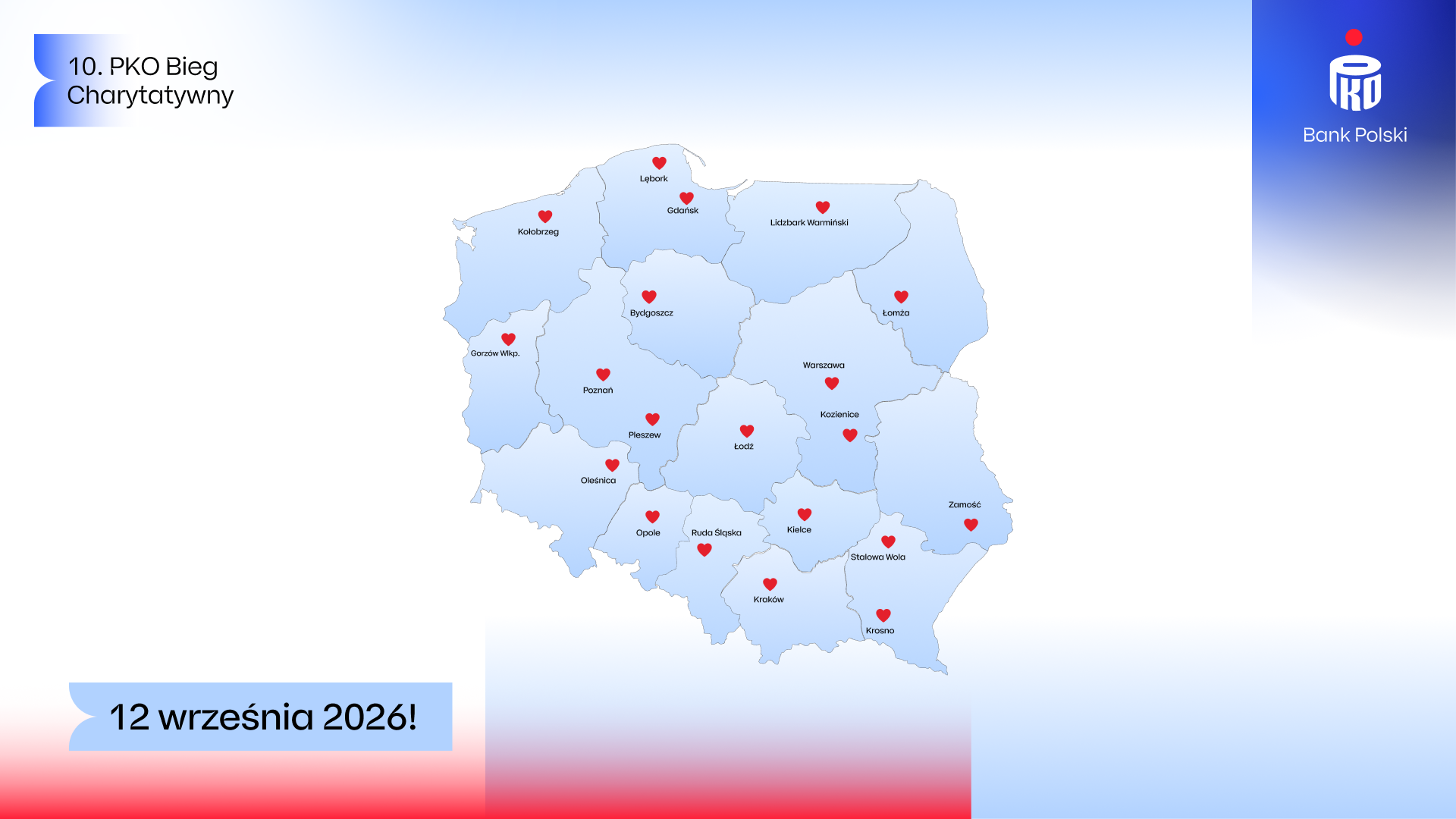 Pobiegniemy dla zdrowia psychicznego dzieci w 20 miastach! Sprawdź 10. PKO Bieg Charytatywny